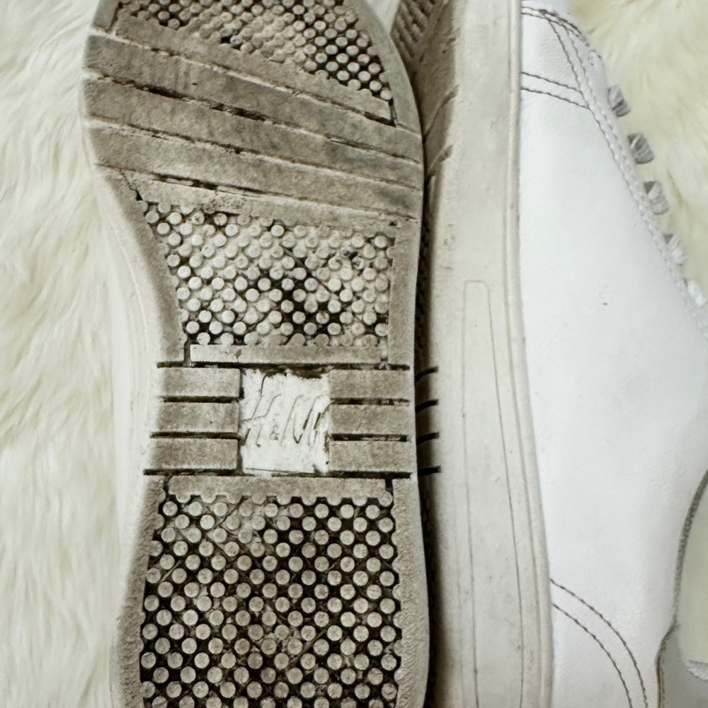 H&M white leather sneakers - Picture 6 of 9